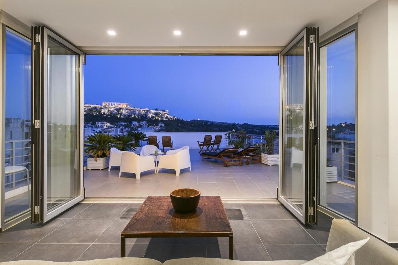 Appartamento Acropolis Panorama View Penthouse With Private Terraces A Contemporary Parthenon Atene Esterno foto