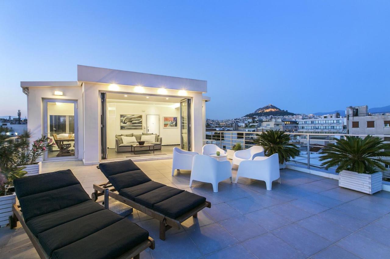 Appartamento Acropolis Panorama View Penthouse With Private Terraces A Contemporary Parthenon Atene Esterno foto