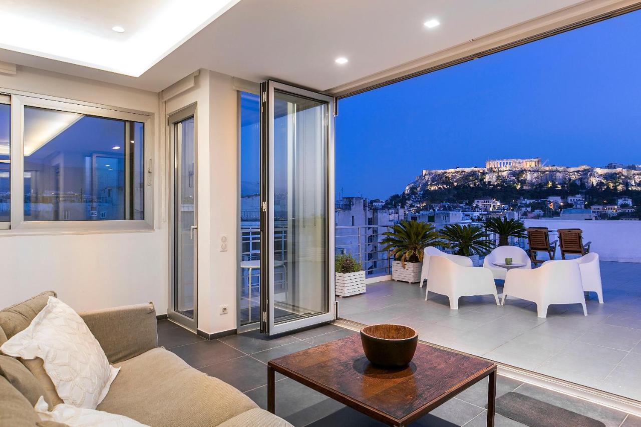 Appartamento Acropolis Panorama View Penthouse With Private Terraces A Contemporary Parthenon Atene Esterno foto