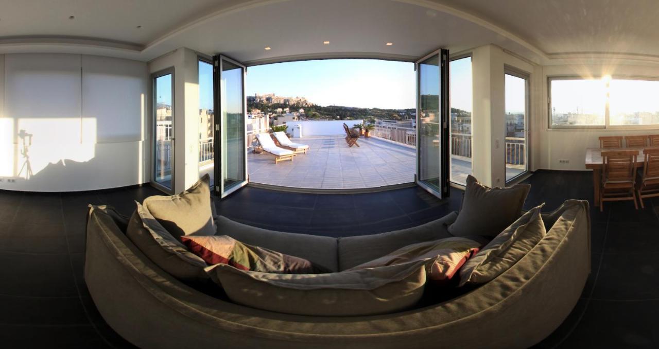 Appartamento Acropolis Panorama View Penthouse With Private Terraces A Contemporary Parthenon Atene Esterno foto