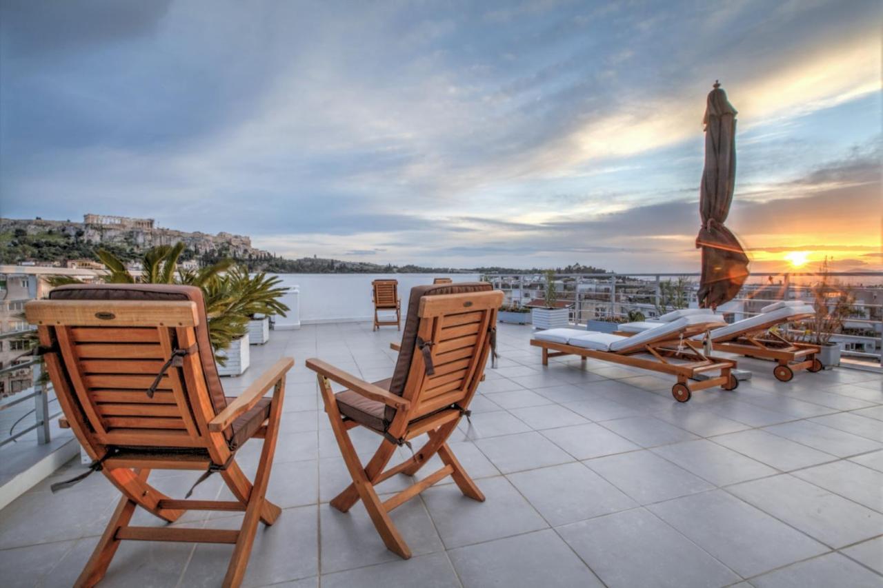 Appartamento Acropolis Panorama View Penthouse With Private Terraces A Contemporary Parthenon Atene Esterno foto