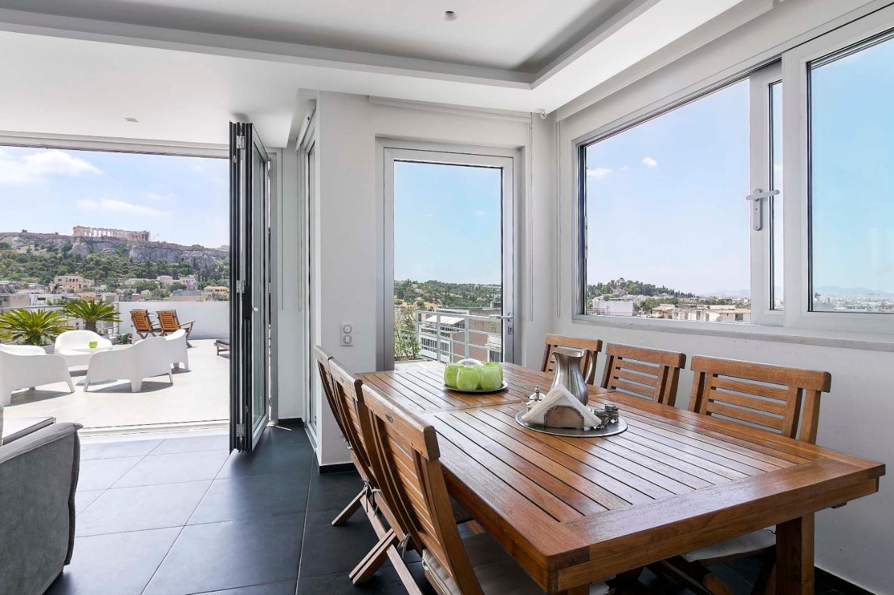 Appartamento Acropolis Panorama View Penthouse With Private Terraces A Contemporary Parthenon Atene Esterno foto