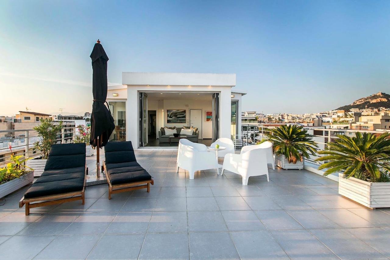 Appartamento Acropolis Panorama View Penthouse With Private Terraces A Contemporary Parthenon Atene Esterno foto