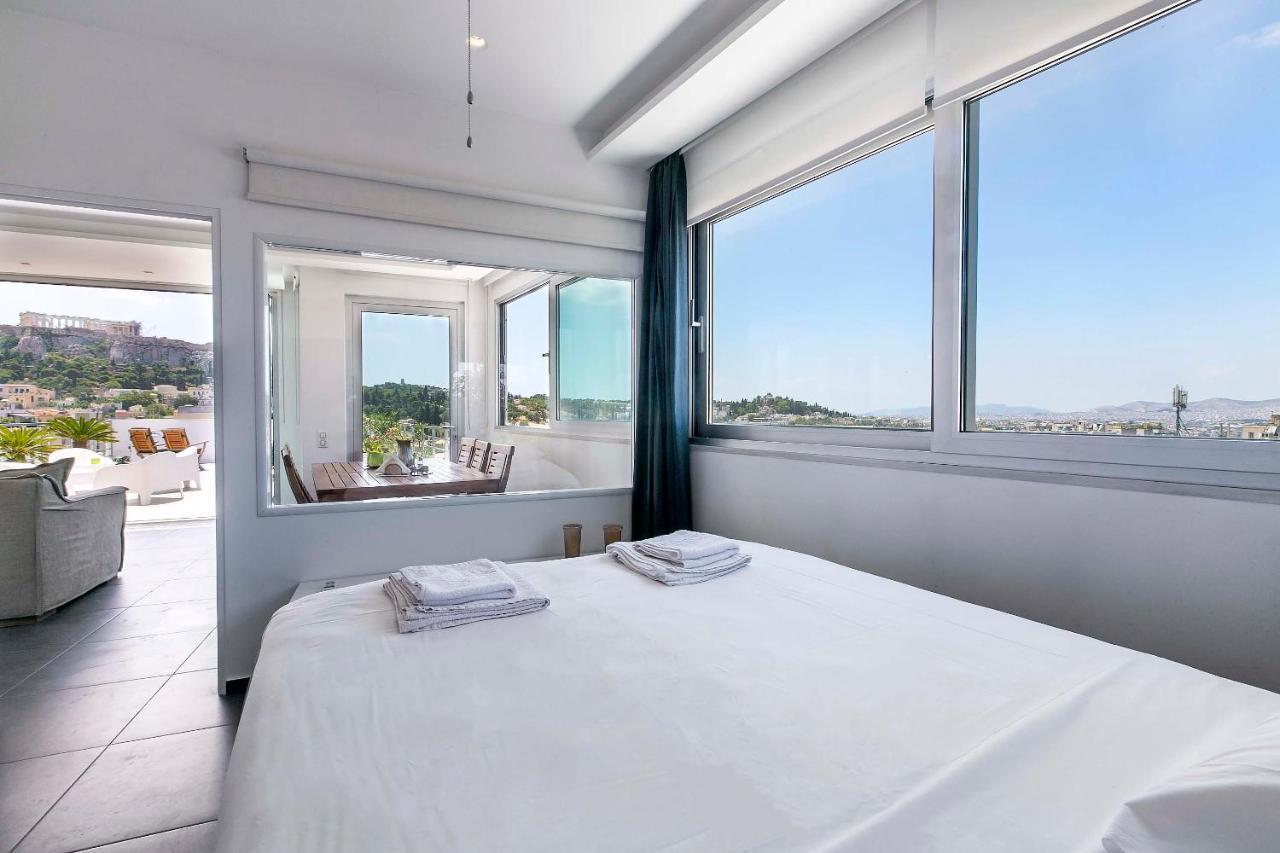 Appartamento Acropolis Panorama View Penthouse With Private Terraces A Contemporary Parthenon Atene Esterno foto