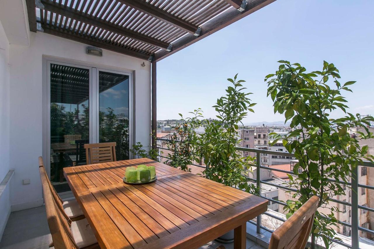 Appartamento Acropolis Panorama View Penthouse With Private Terraces A Contemporary Parthenon Atene Esterno foto