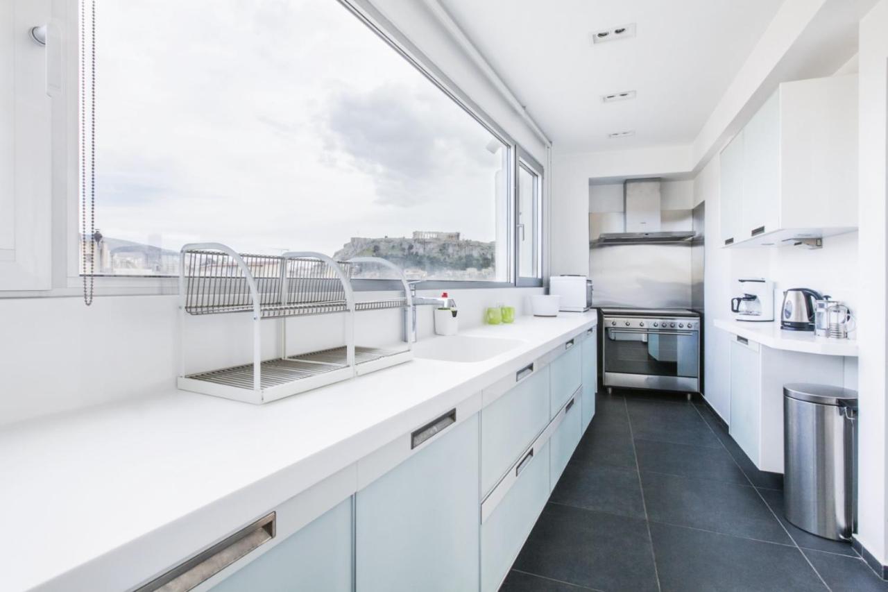Appartamento Acropolis Panorama View Penthouse With Private Terraces A Contemporary Parthenon Atene Esterno foto
